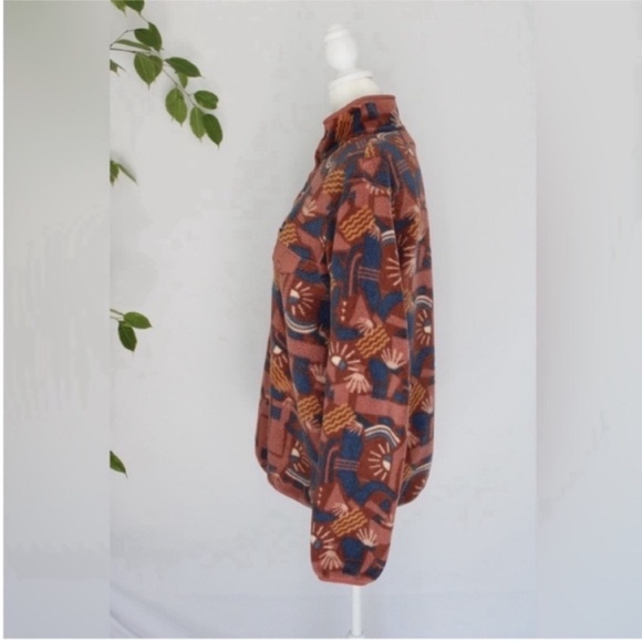 Patagonia Synchilla Snap-T Fleece Pullover Canyon
Block Big Sisu Brown Medium - Picture 6 of 15